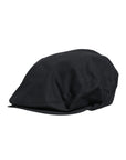 Dolce & Gabbana Black Cotton Newsboy Capello Cabbie Hat