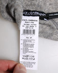 Dolce & Gabbana Gray Viscose Blend Knitted Beanie Cap