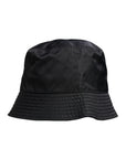 Dolce & Gabbana Black Cotton Wide Brim Bucket Hat