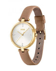Hugo Boss Beige Leather Watch