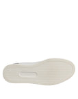 Dolce & Gabbana White Suede Leather Low Top Sneakers Shoes