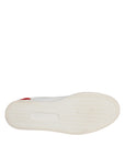Dolce & Gabbana White Suede Leather Low Top Sneakers Shoes
