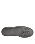 Dolce & Gabbana White Silver Crystal Logo Portofino Sneakers Shoes