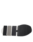 Dolce & Gabbana Black White Slip On Sorrento Sneakers Shoes