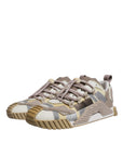 Dolce & Gabbana Multicolor Lace Up Low Top NS1 Sneakers Shoes