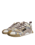 Dolce & Gabbana Multicolor Lace Up Low Top NS1 Sneakers Shoes