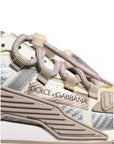 Dolce & Gabbana Multicolor Lace Up Low Top NS1 Sneakers Shoes