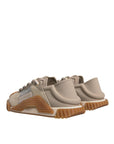 Dolce & Gabbana Multicolor Lace Up Low Top NS1 Sneakers Shoes