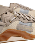 Dolce & Gabbana Multicolor Lace Up Low Top NS1 Sneakers Shoes