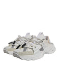 Dolce & Gabbana White Nylon Low Top Space Sneakers Shoes