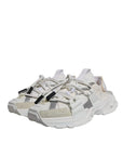 Dolce & Gabbana White Nylon Low Top Space Sneakers Shoes