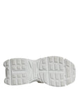 Dolce & Gabbana White Nylon Low Top Space Sneakers Shoes