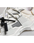 Dolce & Gabbana White Nylon Low Top Space Sneakers Shoes