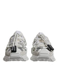 Dolce & Gabbana White Nylon Low Top Space Men Sneakers Shoes