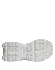 Dolce & Gabbana White Nylon Low Top Space Men Sneakers Shoes