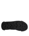 Dolce & Gabbana Black Logo Lace Up Low Top NS1 Sneakers Shoes