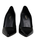Dolce & Gabbana Black Patent Leather High Heels Pumps Shoes