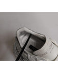 Dolce & Gabbana White Silver Daymaster Low Top Sneaker Shoes