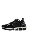 Dolce & Gabbana Black Mesh Sorrento Trekking Sneakers Shoes
