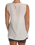 Dolce & Gabbana Enchanted Sequined Silk Sleeveless Top