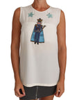 Dolce & Gabbana Enchanted Sequined Silk Sleeveless Top