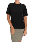 Dolce & Gabbana Elegant Lace Detailed Silk Blouse