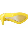Dolce & Gabbana Yellow Crystal Heels CINDERELLA Shoes