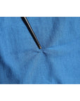 Dolce & Gabbana Blue Cashmere Crown V-neck Pullover Sweater