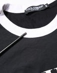 Dolce & Gabbana Black Sicilia Crew Neck Short Sleeve T-shirt