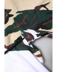 Dolce & Gabbana White Camouflage Stars Crew Neck T-shirt