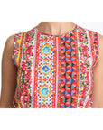 Dolce & Gabbana Carretto Print Pure Cotton Tank Top