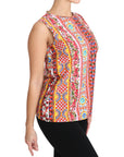 Dolce & Gabbana Carretto Print Pure Cotton Tank Top