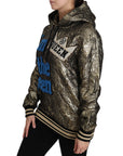 Dolce & Gabbana Im The Queen Multicolor Hoodie Sweatshirt