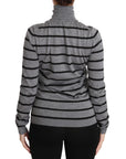 Dolce & Gabbana Elegant Embroidered Cashmere-Silk Sweater