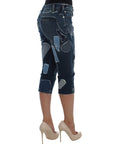 Dolce & Gabbana Chic Blue Patchwork Denim Shorts