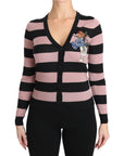 Dolce & Gabbana Elegant Floral Embroidered Cashmere Cardigan