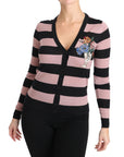 Dolce & Gabbana Elegant Floral Embroidered Cashmere Cardigan