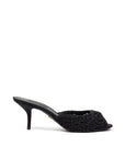 Dolce & Gabbana Black Cotton Sandal