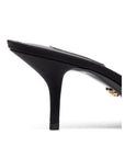 Dolce & Gabbana Black Cotton Sandal