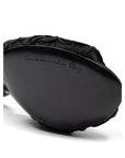 Dolce & Gabbana Black Cotton Sandal
