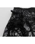 Dolce & Gabbana Sequined High Waist Designer Mini Shorts
