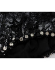 Dolce & Gabbana Sequined High Waist Designer Mini Shorts