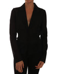 Dolce & Gabbana Semi-Transparent Darkgreen Nylon Blazer