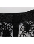 Dolce & Gabbana Sequined High Waist Designer Mini Shorts