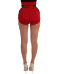 Dolce & Gabbana Enchanted Sicilian Rose Embroidered Mini Shorts