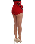 Dolce & Gabbana Enchanted Sicilian Rose Embroidered Mini Shorts