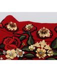 Dolce & Gabbana Enchanted Sicilian Rose Embroidered Mini Shorts