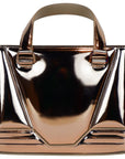 Ferrari Gray Leather Handbag