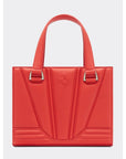 Ferrari Red Leather Handbag