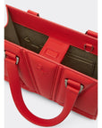 Ferrari Red Leather Handbag